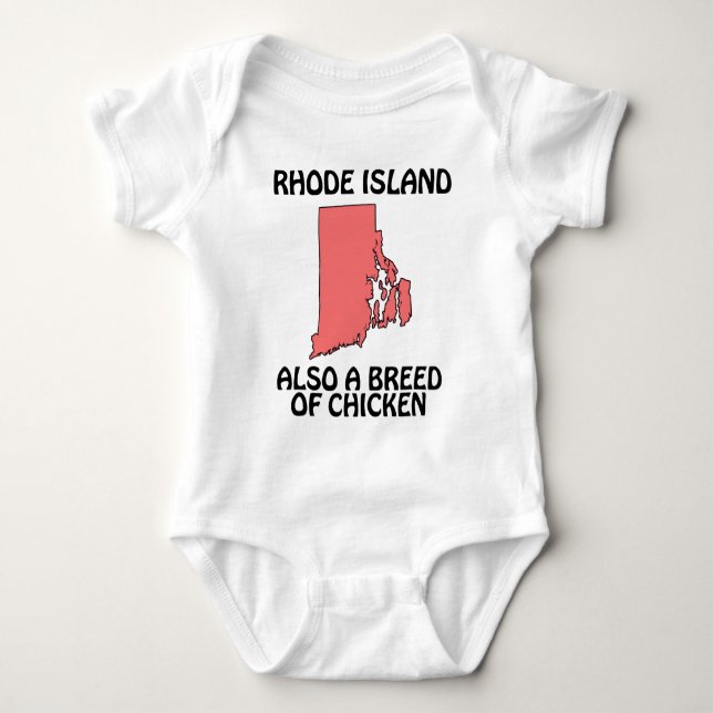 Rhode Island - Även en hönsras Tee Shirt (Framsida)