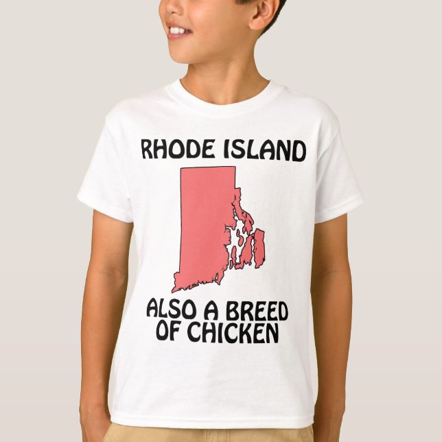 Rhode Island - Även en hönsras Tee Shirt (Framsida)