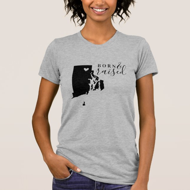 Rhode island Born och det upphöjda landet Tee (Framsida)