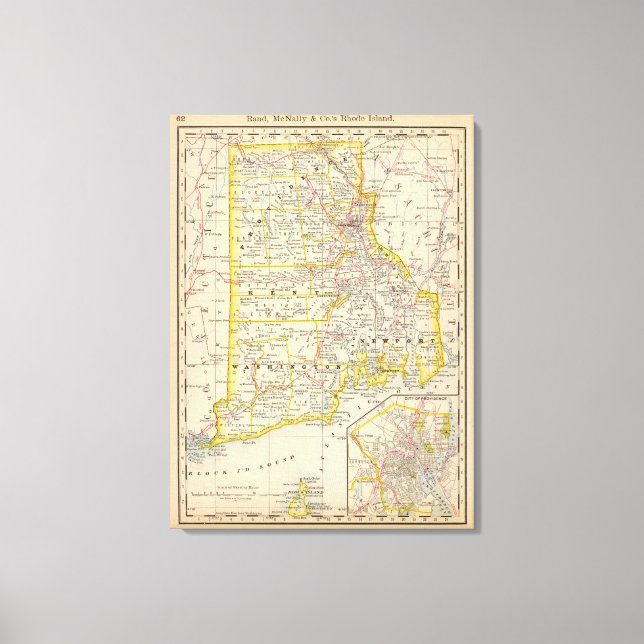 Rhode island canvastryck (Framsida)