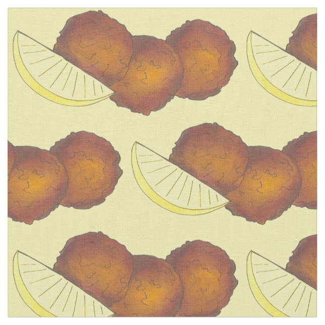 Rhode island Clam Cakes Fried Clamcakes Seafood RI Tyg (Närbild)