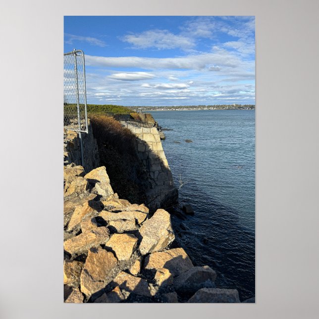 Rhode Island Cliff Walk Affisch (Framsidan)