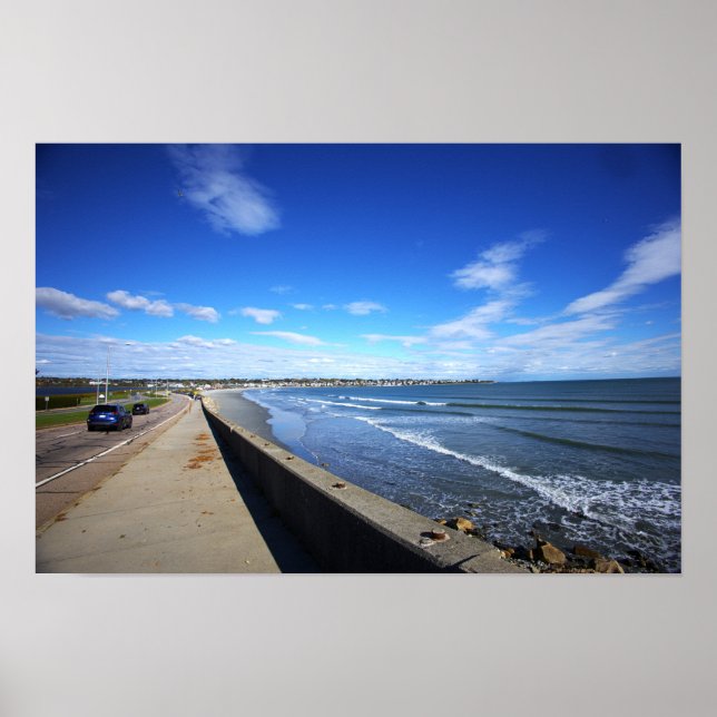 Rhode Island Cliff Walk Poster (Framsidan)