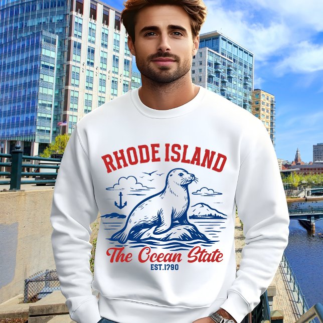 Rhode Island Coastal Wildlife Souvenir Lång Ärmad Tröja (Skapare uppladdad)