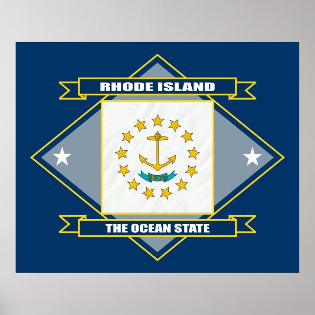 Rhode island Diamond Poster (Framsidan)