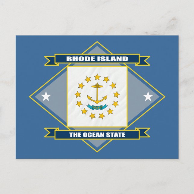Rhode island Diamond Vykort (Framsida)