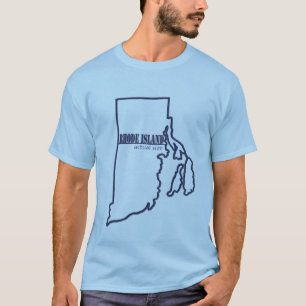 Rhode island - Faktisk Storlek T-Shirt