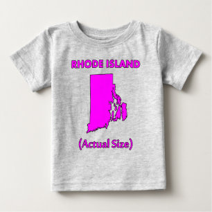 Rhode Island - Faktisk storlek Tröja