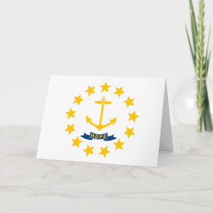 Rhode Island-flagga, Flagga av Rhode Island Kort
