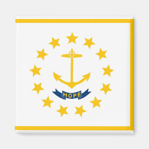 rhode island flagga magnet