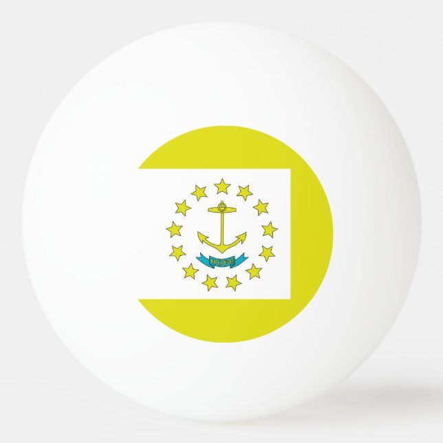 Rhode island flagga pingisboll (Framsidan)