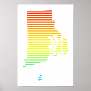 rhode island-fyllning poster