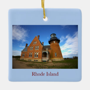 Rhode Island fyrhusprydnad Julgransprydnad Keramik