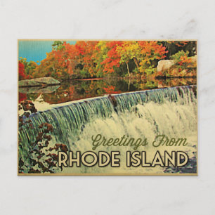 Rhode island Hälsning Vykort