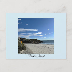 Rhode Island havsklippor vykort