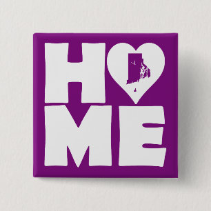 Rhode Island Hem Stat Knappsats Badge Pin Knapp