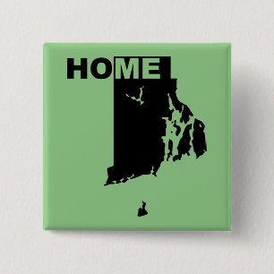 Rhode Island Hemifrån Stat Knapp Märke Pin