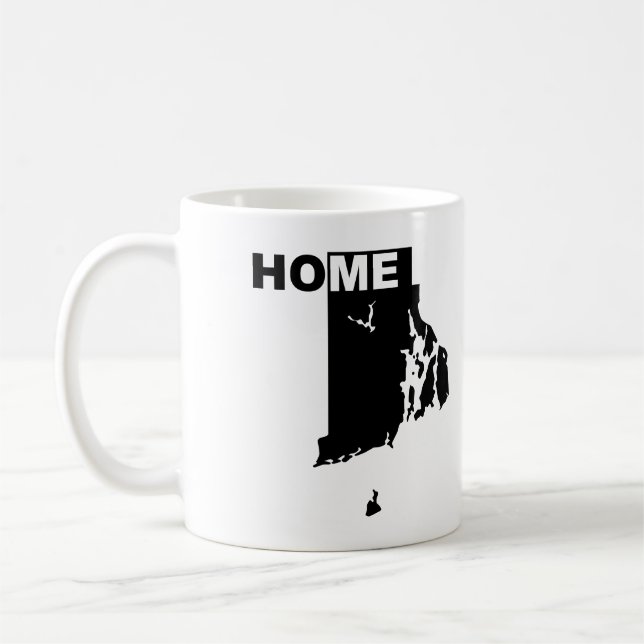 Rhode Island Hemma Borta Från Statens Resemugg Kaffemugg (Vänster)