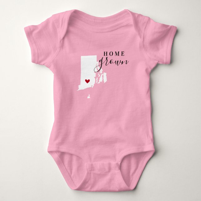 Rhode island Home Grown State Tee (Framsida)