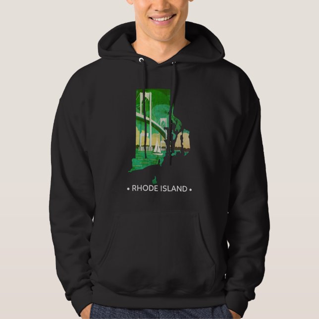Rhode island Hoodie (Framsida)