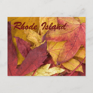 Rhode Island höstlöv vykort