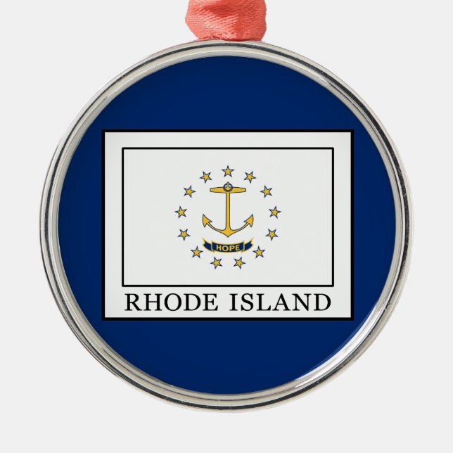 Rhode island julgransprydnad metall (Framsidan)