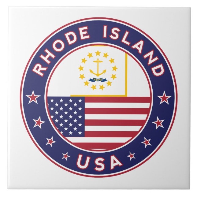 Rhode island kakelplatta (Framsidan)