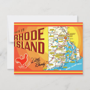 Rhode Island Kartpostkort Vykort