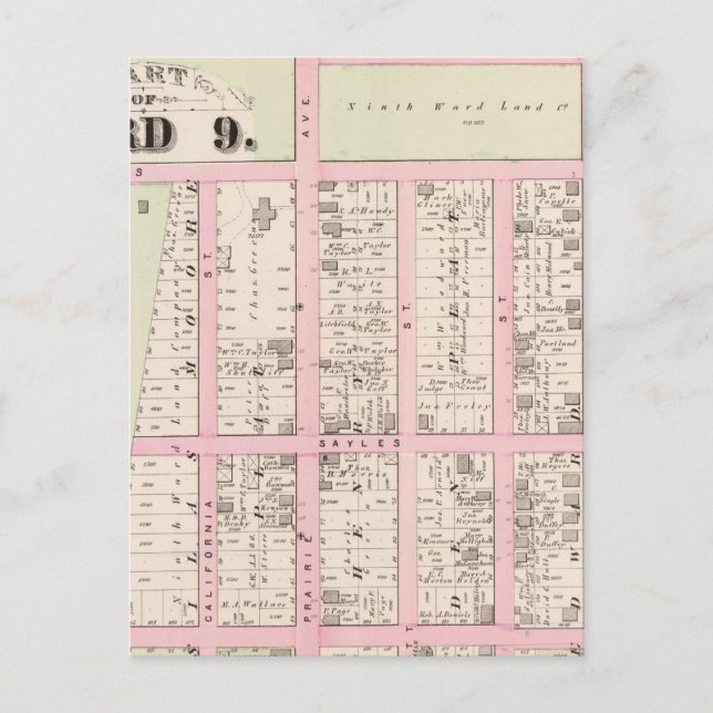 Rhode island-katolsk orphan Asylum Atlas Karta Vykort (Framsida)