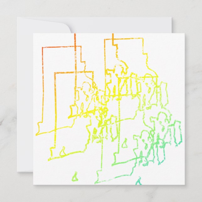 Rhode Island kyla sudd Inbjudningar (Framsida)