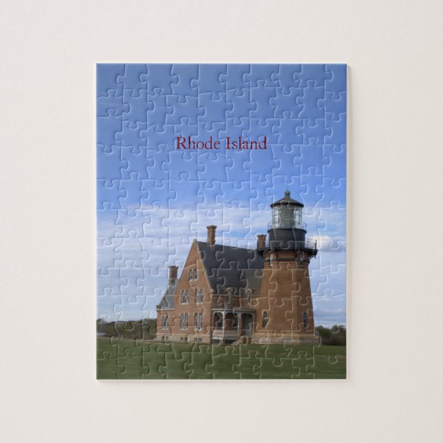 Rhode Island Lighthouse Puzzle Pussel (Vertikal)