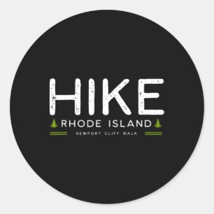 Rhode Island Newport Klipprunda Promenad Vandring Runt Klistermärke