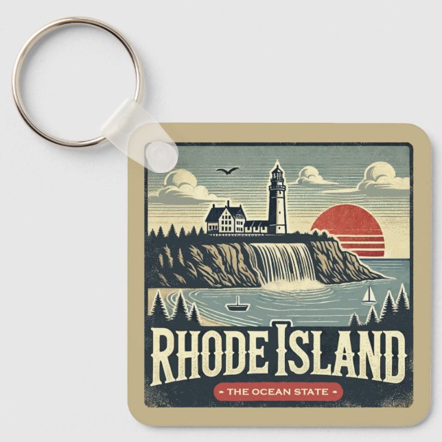 Rhode island nyckelring (Framsida)