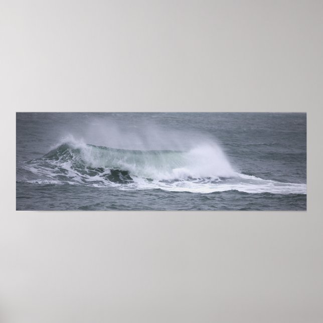Rhode Island Ocean Waves Poster (Framsidan)