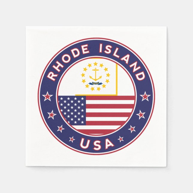 Rhode island pappersservett (Framsidan)