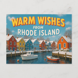 RHODE ISLAND Postkort Vykort