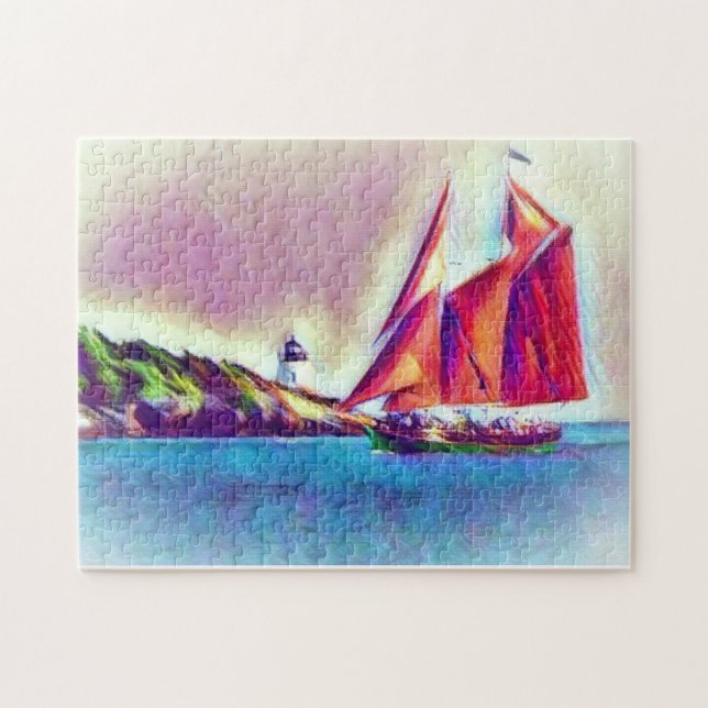 Rhode island Puzzle Pussel (Horisontell)