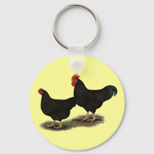 Rhode island Red Bantams Nyckelring