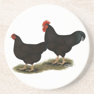 Rhode island Red Bantams Underlägg