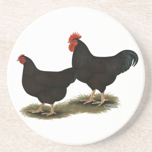 Rhode island Red Bantams Underlägg (Framsidan)