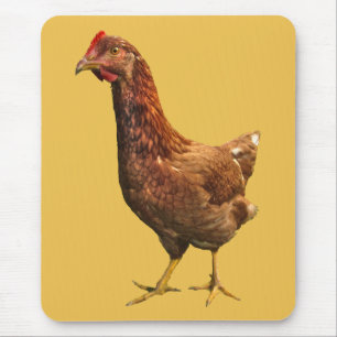 Rhode island Red Hen Chicken Mousepad Musmatta