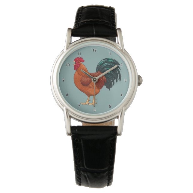 Rhode island Red Tupp Crowing Armbandsur (Framsida)