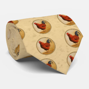 Rhode island Red Tupp Gult - bakgrund Slips