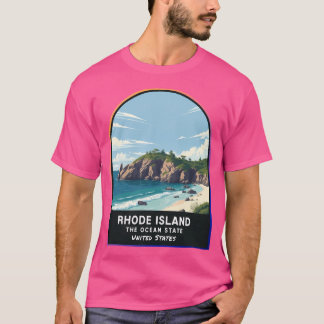 Rhode island (RI), Förenade Staterna av am T Shirt