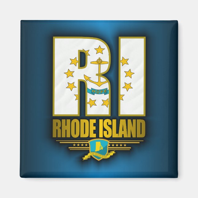 Rhode island (RI) Magnet (Framsidan)