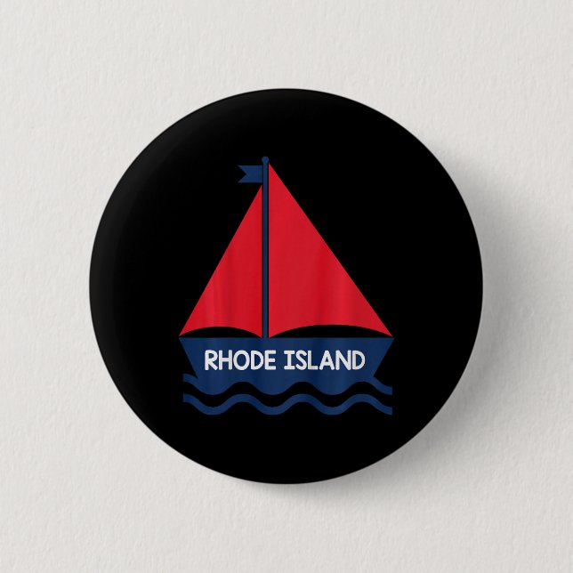 Rhode Island segelbåt pojkar flickor småbarn  Knapp (Framsida)