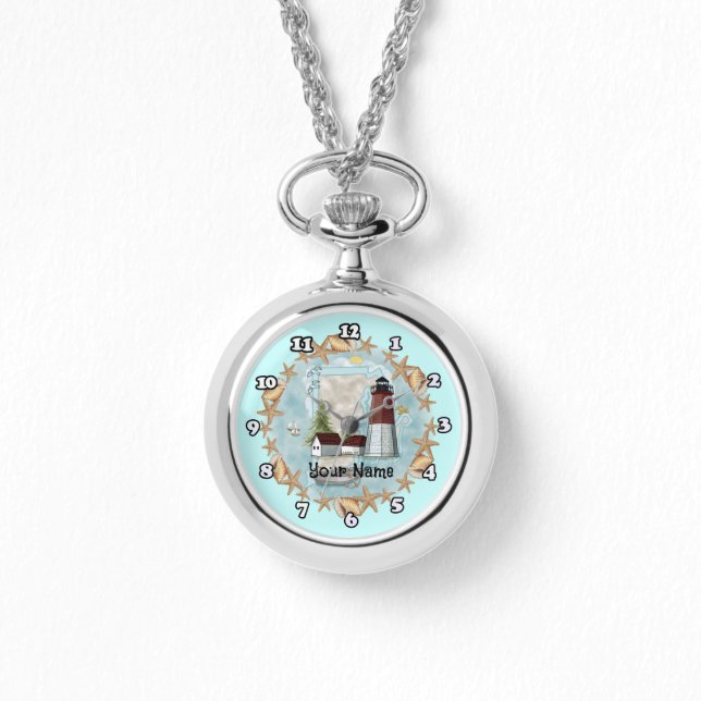 Rhode Island Shell Fyrtorn  Armbandsur (Framsida)