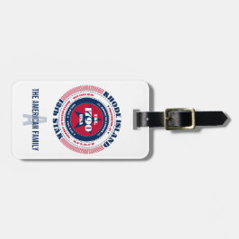 Rhode island State Personlig Gift Luggage Tag Bagagebricka