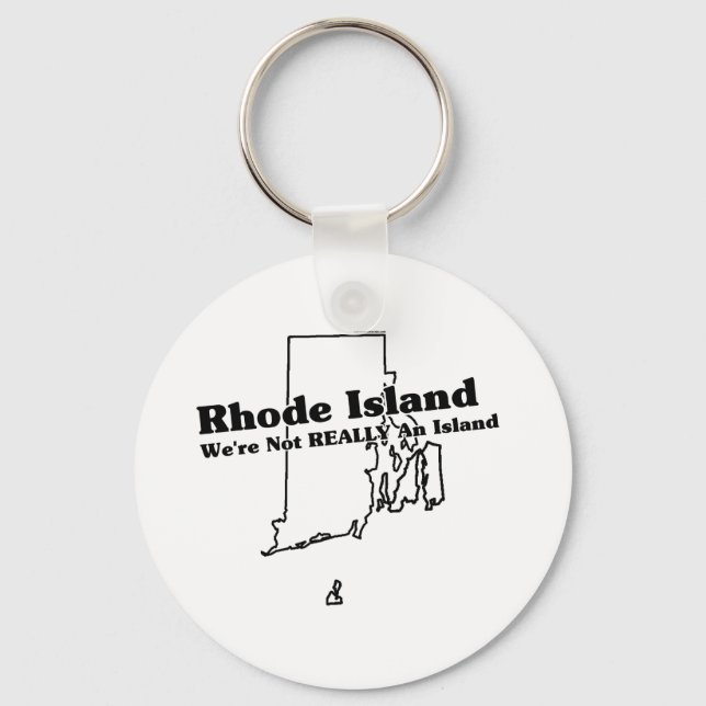 Rhode island State Slogan Nyckelring (Framsida)