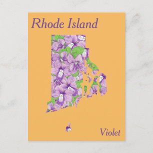 rhode island statens blomsterkassage Karta Vykort